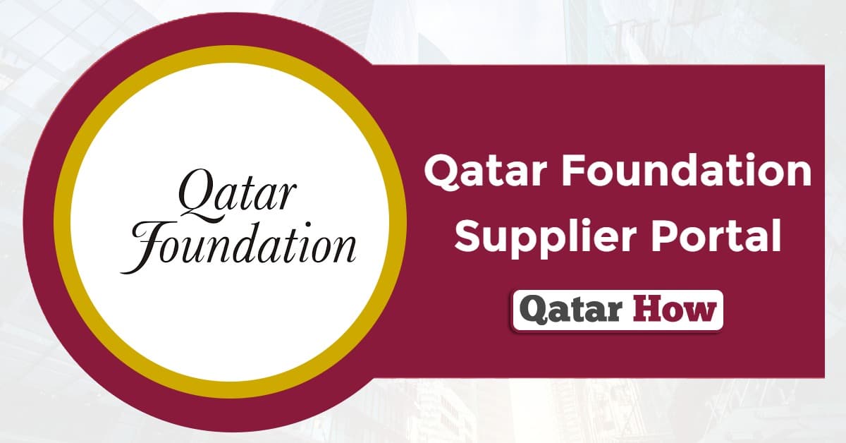 Qatar Foundation Supplier Portal